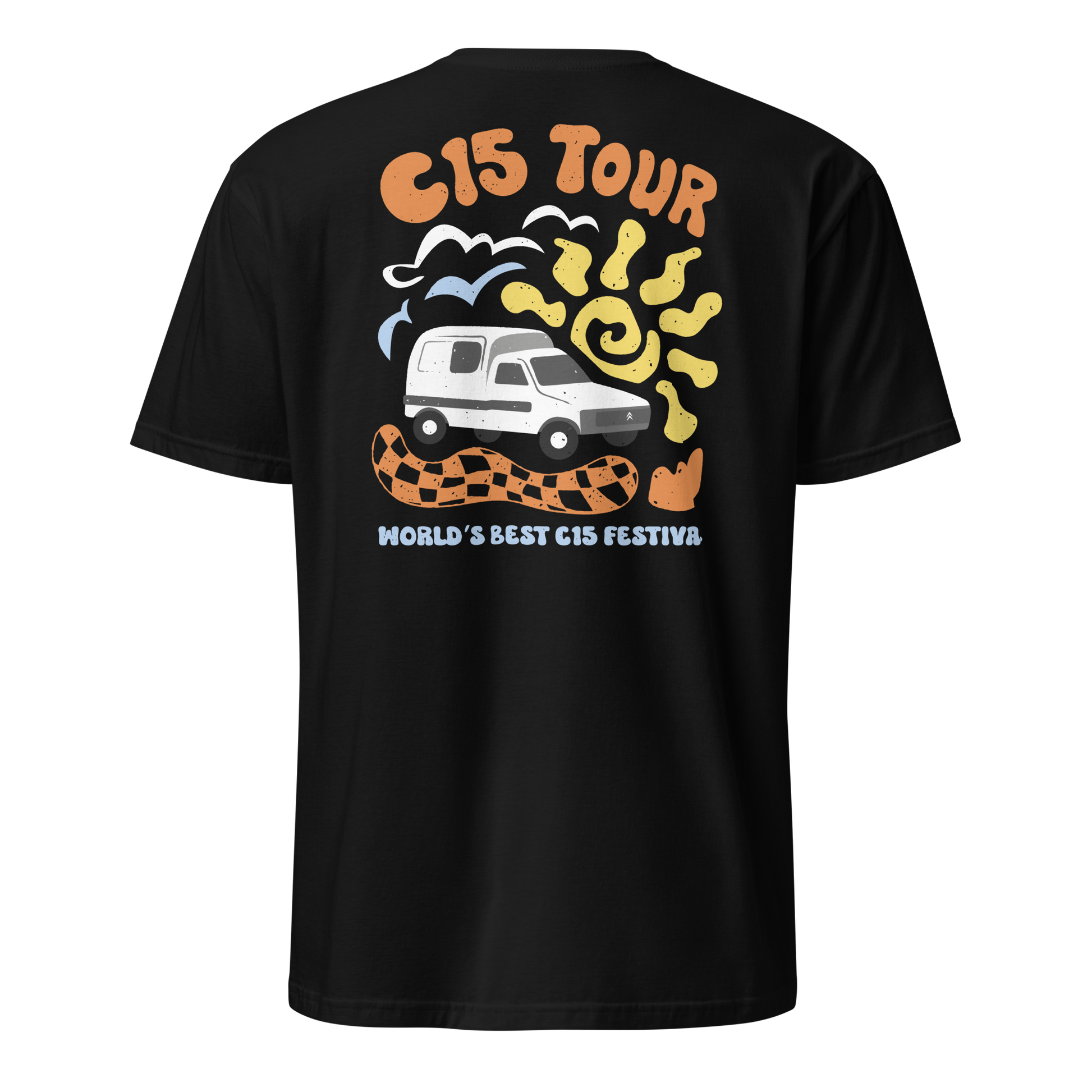 Gros plan du design artistique Festival. T-shirt de qualité professionnelle, parfait pour un cadeau de style C15